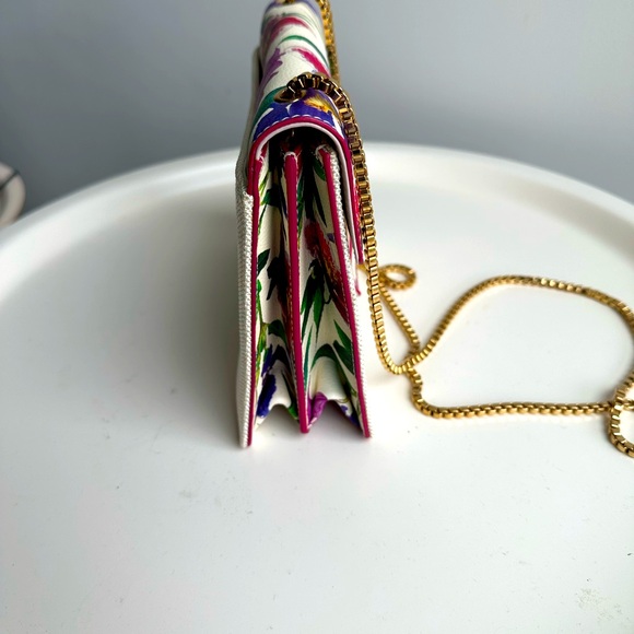 Salvatore Ferragamo Thalia Floral Shoulder Bag, small, metal strap - Picture 2 of 5